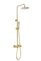 Dusjsett m/termostat Ø250 mm messing